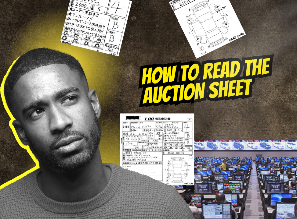The auction sheet of Japanese car auctions: Everything you need to know!